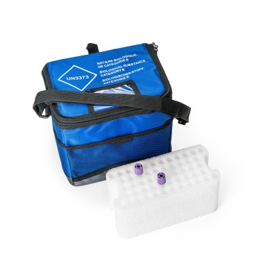 LAB-BOX SACOCHE ISOTHERME CATEGORIE B UN 3373 RIGIDIFIÉE