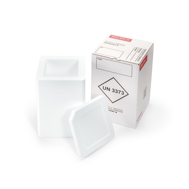 SPECI-BOXES CAT B (UN3373) AVEC EMBALLAGES SECONDAIRES SOUPLES FROZEN