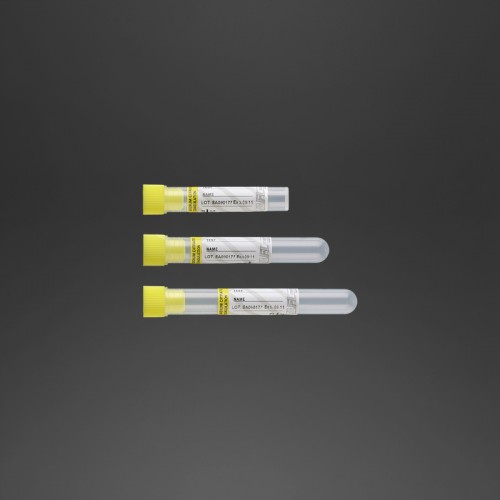 Tube 0.25 ml de citrate de sodium coagulation bouchon jaune