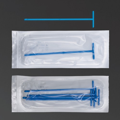 Etaleur forme T bleu emballage individuel stérile 