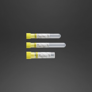 Tube 0.4 ml citrate de sodium pour coagulation bouchon jaune