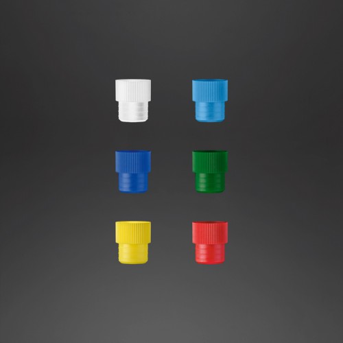 Stopper 16 mm white - light blue - blue - green - yellow - red 