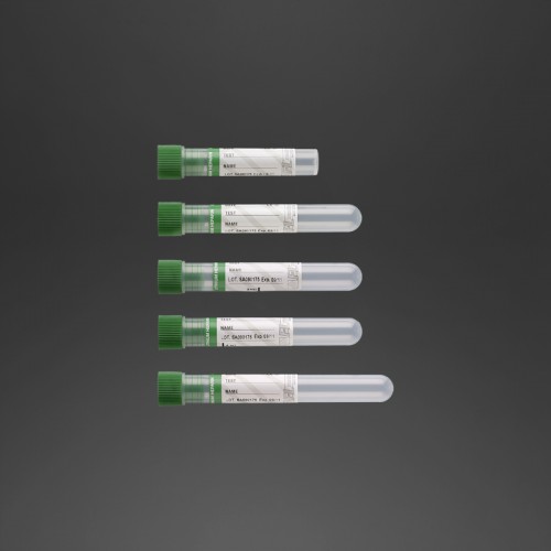 K3 EDTA tubes 2.5 ml - 4 ml - 5 ml with dark green cap