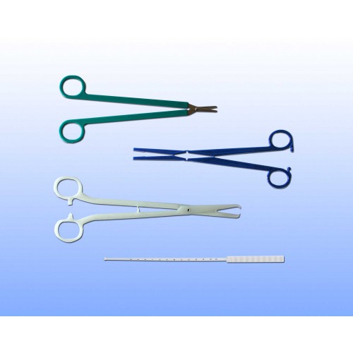 IUD-SKIT set de pose stérilet intra-utérine (DIU) avec ciseaux