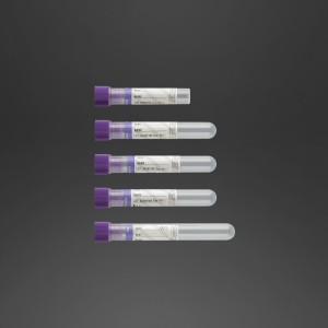 K3 EDTA tube 2.5 ml - 3 ml - 4 ml - 5 ml with violet cap